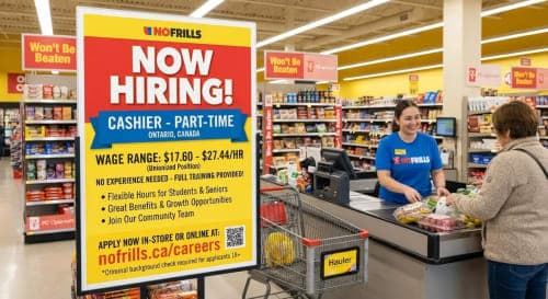 Part-Time Cashier - No Frills
